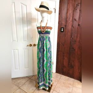 Francesca"s - Colorful Maxi Dress - Medium